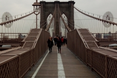 The Brooklyn Bridge. Un des ponts les plus anciens de la ville.