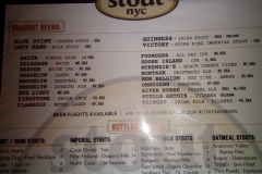 Les bières proposées. Eh oui, Fort Collins, CO, vend partout aux USA !